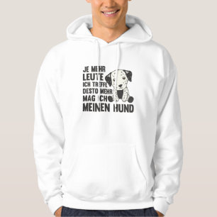 Hunde Dalmatiner mag Menschen nicht Niedlich Hunde Hoodie