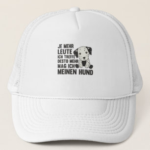 Hunde Dalmatiner mag Menschen nicht Niedlich Hunde Truckerkappe