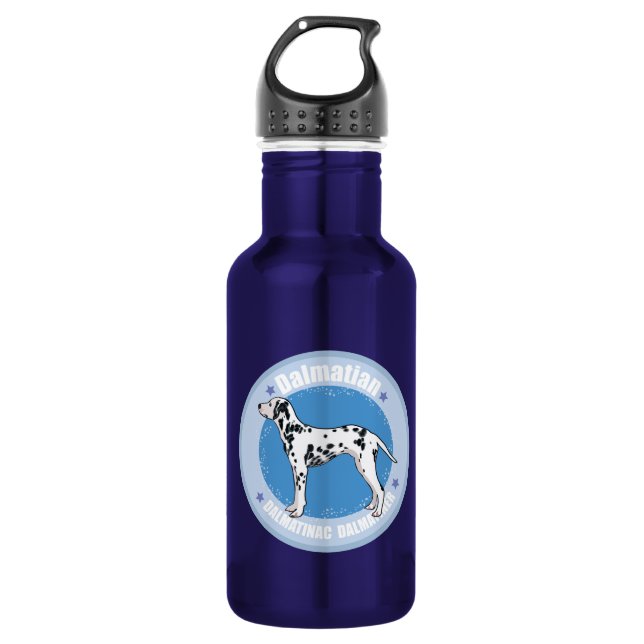 Hunde-Dalmatiner Trinkflasche (Vorderseite)