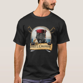 Hunde der Karibik - Niedlicher schwarzer Bully T-Shirt