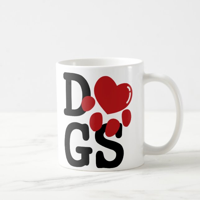 Hunde der Liebe I Kaffeetasse (Rechts)