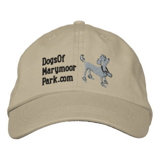 Hunde des Marymoor Park-justierbaren Hutes Bestickte Baseballkappe