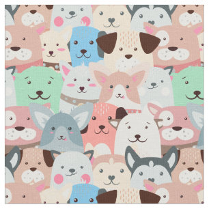 Hunde Design Fabric Stoff