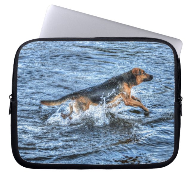 Hunde-Designs für Heimtiere Laptopschutzhülle (Vorderseite)