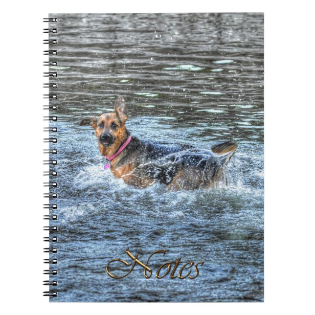 Hunde-Designs für Heimtiere Notizblock (Vorderseite)