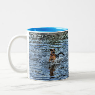 Hunde-Designs für Heimtiere Zweifarbige Tasse