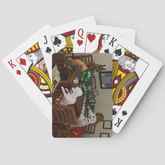 Hunde, die on-line-Poker spielen Spielkarten
