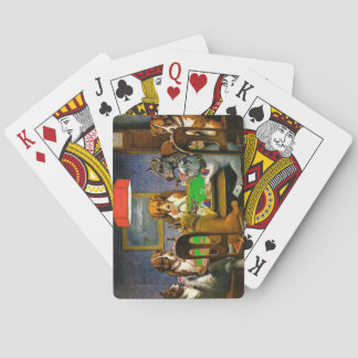 Hunde, die Poker spielen Spielkarten