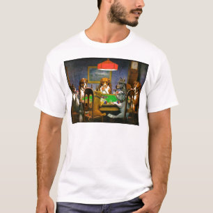 Hunde, die Poker spielen T-Shirt