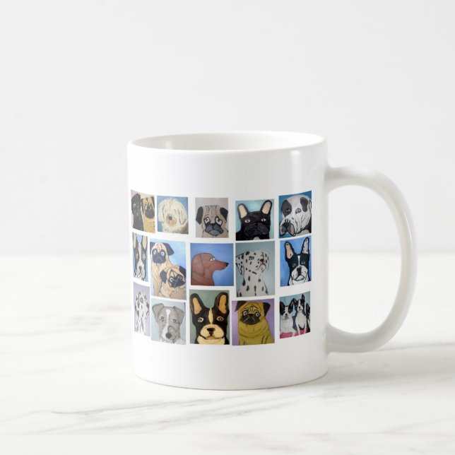 Hunde durch Eric ginsburg Kaffeetasse (Rechts)