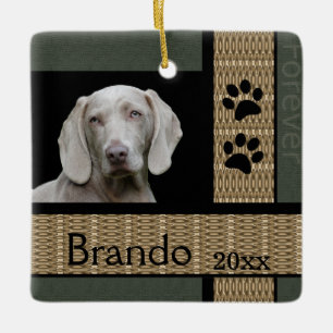 Hunde-Eigenfoto  Keramikornament