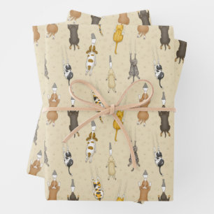 Hunde erlaubt geschenkpapier set