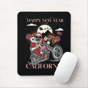 Hunde fahren mit dem Motorrad nach Kalifornien Mousepad