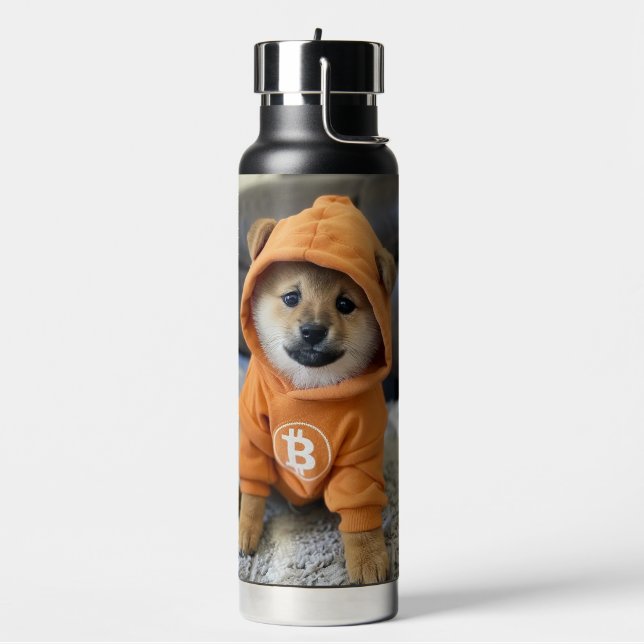 Hunde Flasche Vakuum Isoliert (Links)