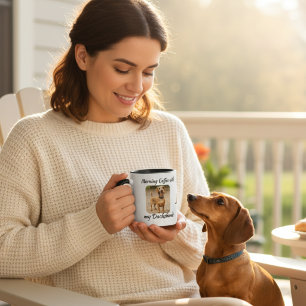 Hunde-Foto Brauner Dachshund Personalisieren Tasse