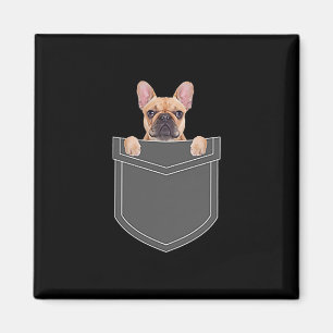 Hunde Französischer Bulldog in meinem Pocket-Bek Magnet