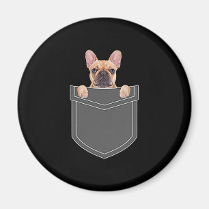 Hunde Französischer Bulldog in meinem Pocket-Bek Magnet