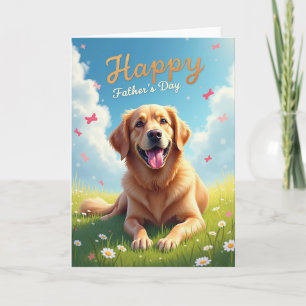 Hunde Frohen Vatertag Grußkarte Karte