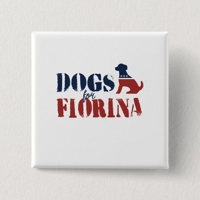 Hunde für Carly Fiorina Button (Vorderseite)