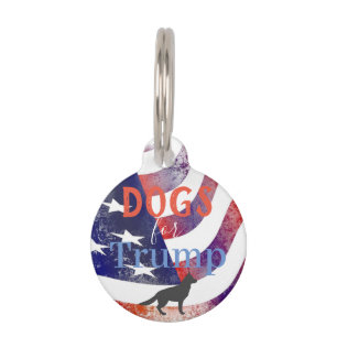 Hunde für Trump Haustiermarke