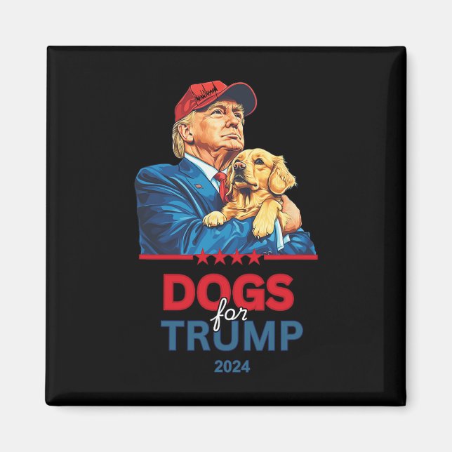 Hunde für Trump Magnet (Vorne)