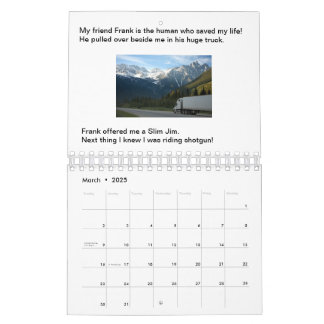 Hunde geben Storybook-Kalender nie auf Kalender