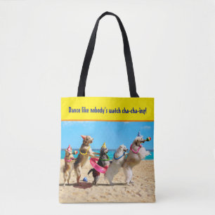 Hunde Geburtstagsparty Conga Linie Tasche