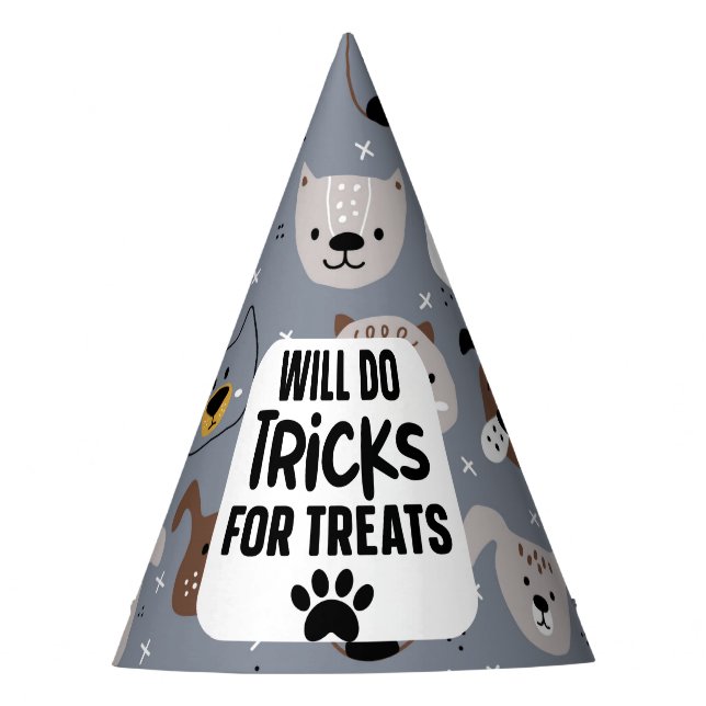 Hunde Geburtstagsparty Funny Niedlich Partyhütchen (Vorderseite)