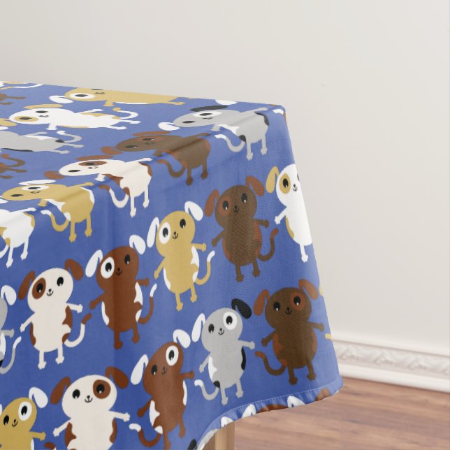 Hunde Geburtstagsparty Kinder Tischdecke (Beispiel)