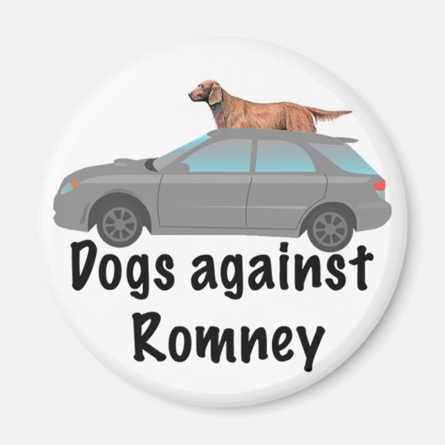 Hunde gegen Romney Magnet (Vorne)