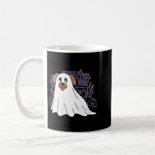 Hunde-Geist Damen Süßer Hund als Geist verkleidet Kaffeetasse