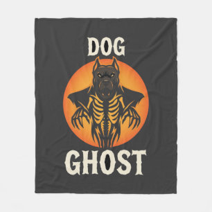 Hunde-Geist-Halloween-Horror-Vektor Fleecedecke