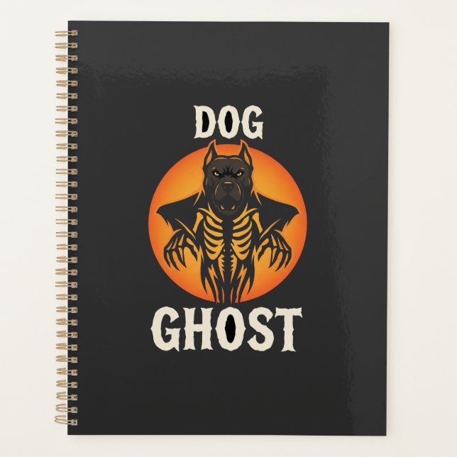 Hunde-Geist-Halloween-Horror-Vektor Planer (Vorderseite)