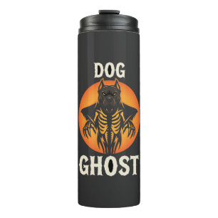 Hunde-Geist-Halloween-Horror-Vektor Thermosbecher