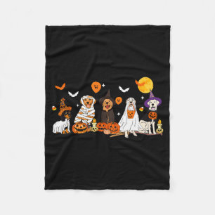 Hunde-Geist-Hexe-Mumie-Halloween-Kostüm Männer Fra Fleecedecke