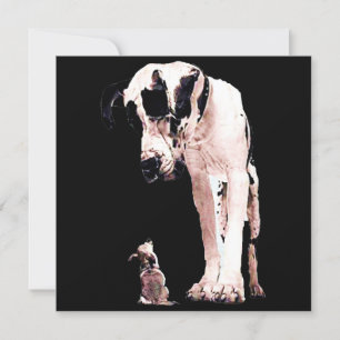 Hunde Geschenke   Family Great Dane Lovers Einladung