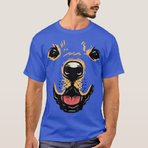 Hunde Gesicht Golden Retriever Labrador Halloween T-Shirt
