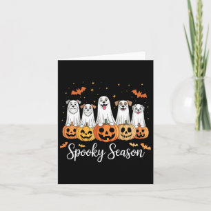 Hunde Gespenster Niedliche Hunde als Ghost Funny H Karte
