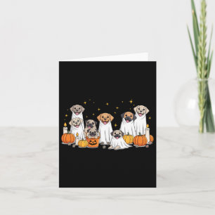 Hunde Gespenster Niedliche Hunde als Ghost Funny H Karte