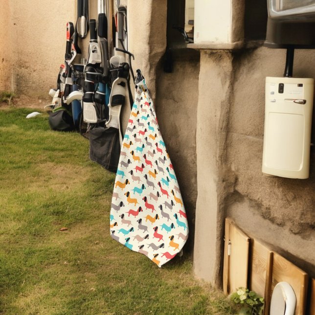 Hunde Golfhandtuch (golf towel)