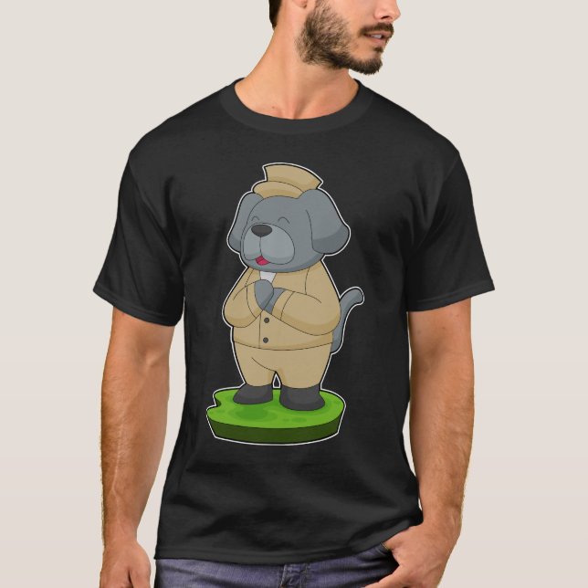 Hunde Groom Anzug Hochzeit T-Shirt (Vorderseite)