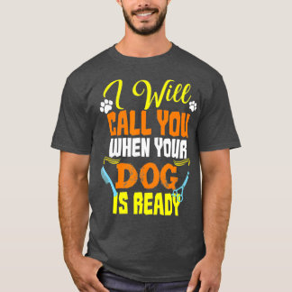 Hunde Groomer Gabe Hunde wachsen T-Shirt
