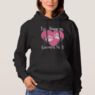Hunde Groomer Tierzucht Hunde Huftier Groomer Hoodie