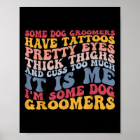 Hunde Groomere Tattoos Augen Oberschenkel Kuss Tat