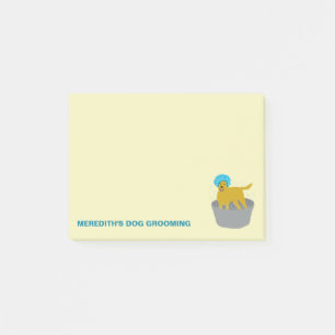 Hunde-Grooming-Business-Hund-Großhändler Persona Post-it Klebezettel