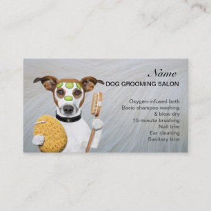 Hunde-Grooming-Salon-Visitenkarte Visitenkarte