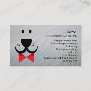 Hunde-Grooming-Salon-Visitenkarte Visitenkarte