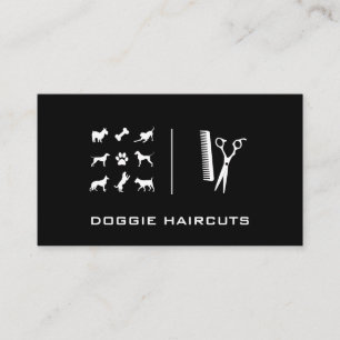 Hunde Grooming Visitenkarte