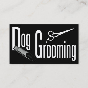 Hunde-Grooming-Visitenkarte Visitenkarte