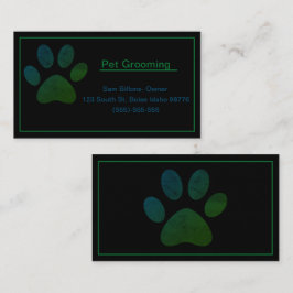 Hunde-Grooming-Visitenkarte Visitenkarte